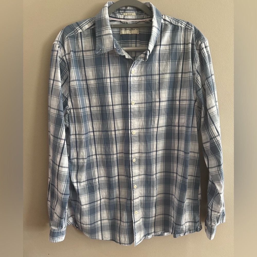 Hawker rye men’s button down